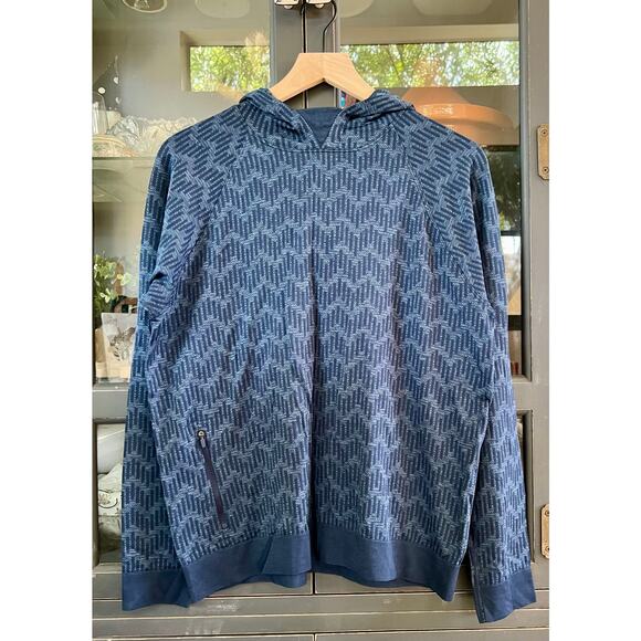 Lululemon Rest Less Hoodie *Relaxed Women's - Code Blue - Size Large EUC - Picture 3 of 7